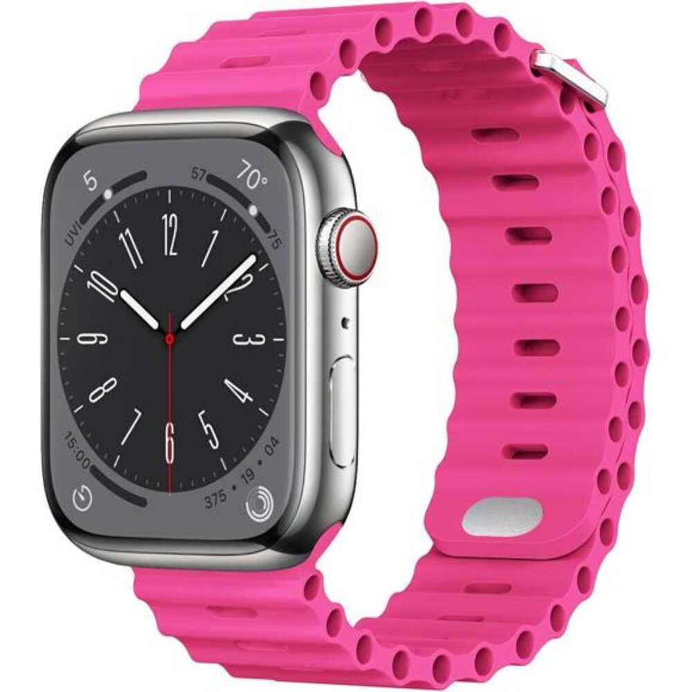 Sport Soft Silicone Compatible with Apple Watch Ocean Band Wristband Ultra 9 8 7